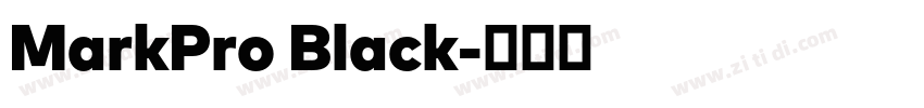 MarkPro Black字体转换